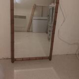 Miroir bambou bois sculpté