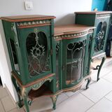 Louis XV style showcase buffet