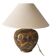 Lampe style asiatique faite à la main en céramique