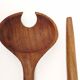 Couverts à salade vintages en bois