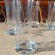 Six verres à shot en cristal gravé
