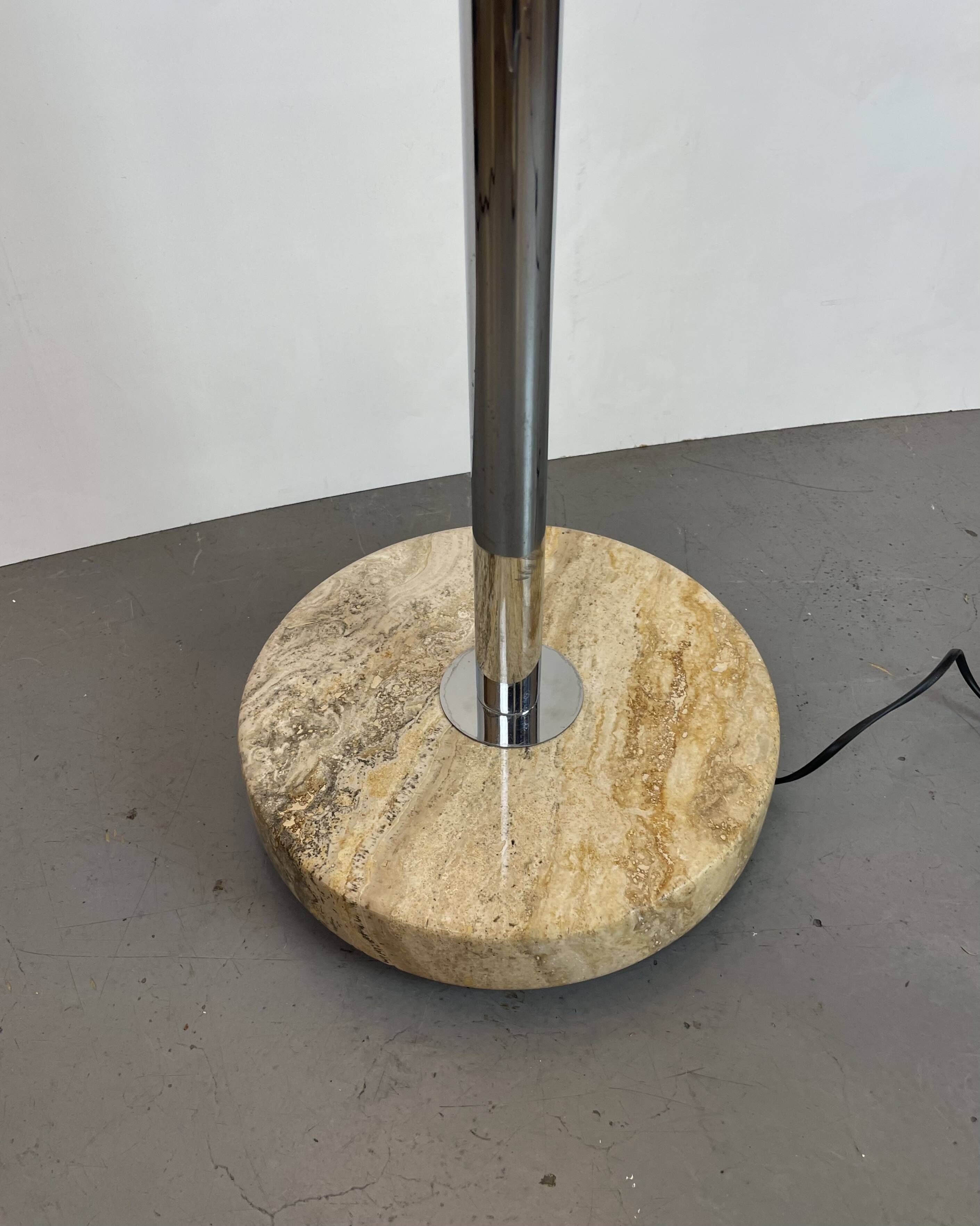 Space-Age Floor Lamp att. to Gaetano Sciolari, Italy, 1970s