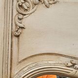 Antique mirror 180 cm – Louis XVI style – Wooden floral sculptures