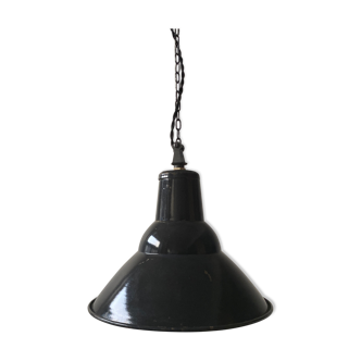 Old industrial suspension enamelled 31.5 cm