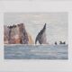 Camille combe: to starboard, bear island, original signed monotype