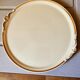 Small retro yellow earthenware dish