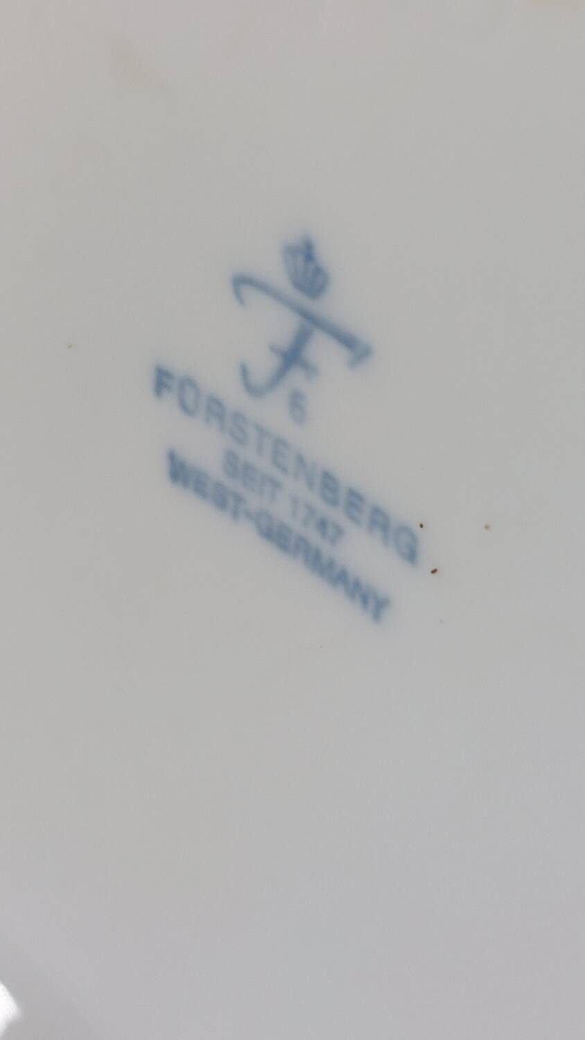 Vintage Op-art porcelain vase by Klaus Henning for Fürstenberg