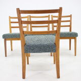 1960s Set of 4 Oak Dining Chairs ,Czechoslovakia