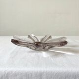 Vintage 70s star-shaped crystal ashtray