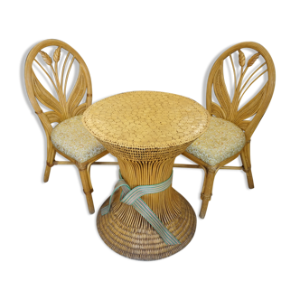 Rattan garden lounge set