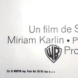 Original cinema poster "Mechanical Orange" 1972 Stanley Kubrick, McDowell...