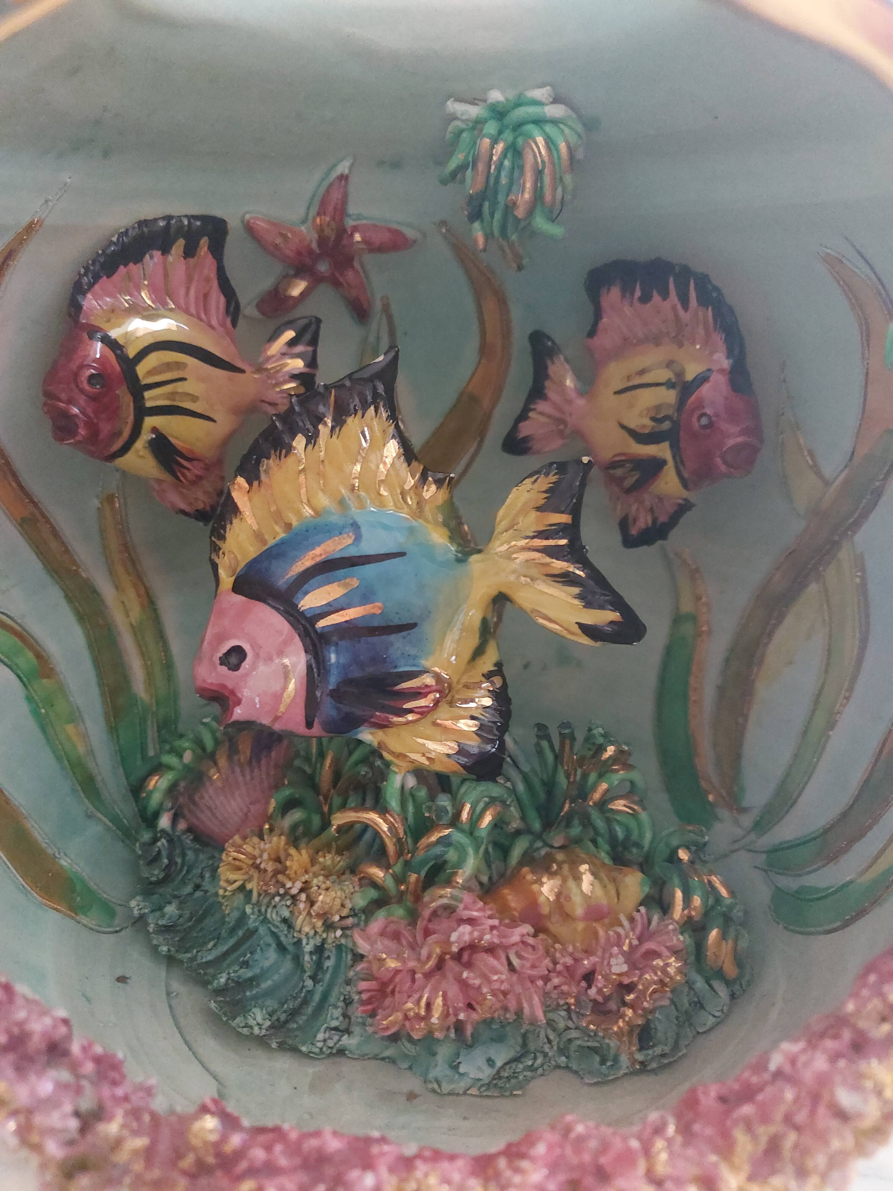Ceramic lamp years 60 vallauris