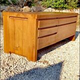 vintage Pierre CHAPO elm sideboard 1950
