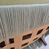 1960s, Danish 2 seater sofa, original condition, green furniture velour.