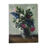 Still life with daisies and flowers in vase