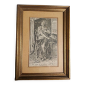 Philip Galle (1537-1612) "Lucretia" engraving burin