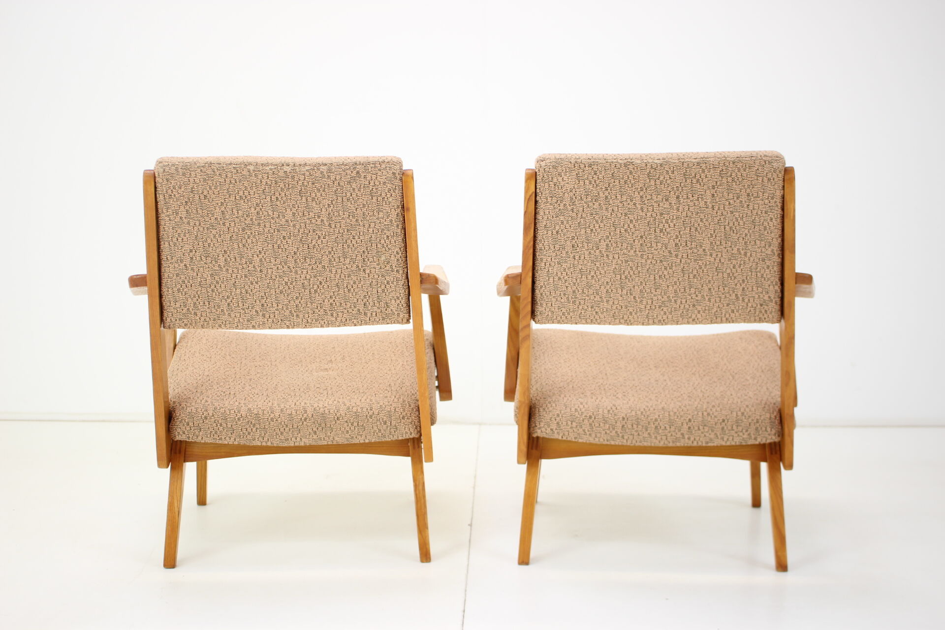 1960s Pair of Armchairs by Krasna Jizba, Czechoslovakia
