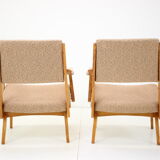 1960s Pair of Armchairs by Krasna Jizba, Czechoslovakia