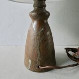 Sandstone lamp, signed, 60s