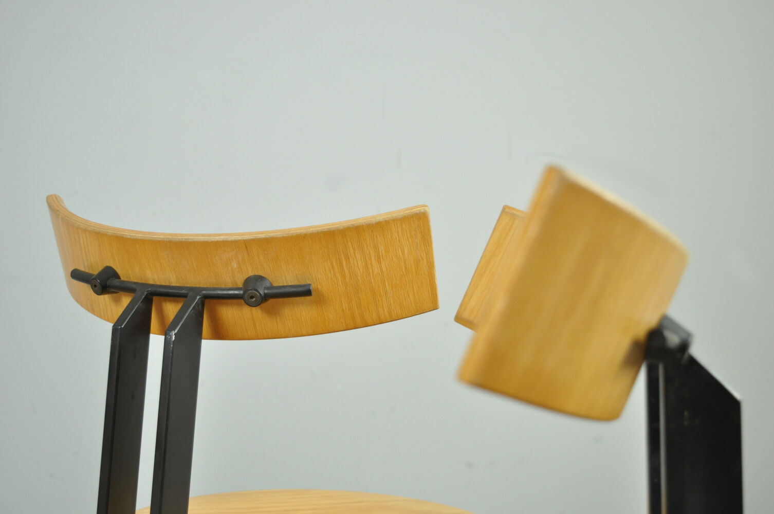 Dutch post modern dining chairs, harvink, 1980s
