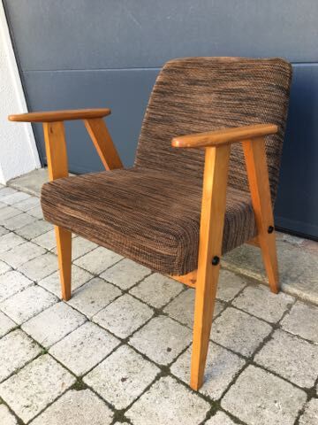 Pair of vintage Scandinavian armchairs from the 60s