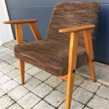 Pair of vintage Scandinavian armchairs from the 60s