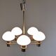 Space age chandelier with 5 lights from the 60s/70s