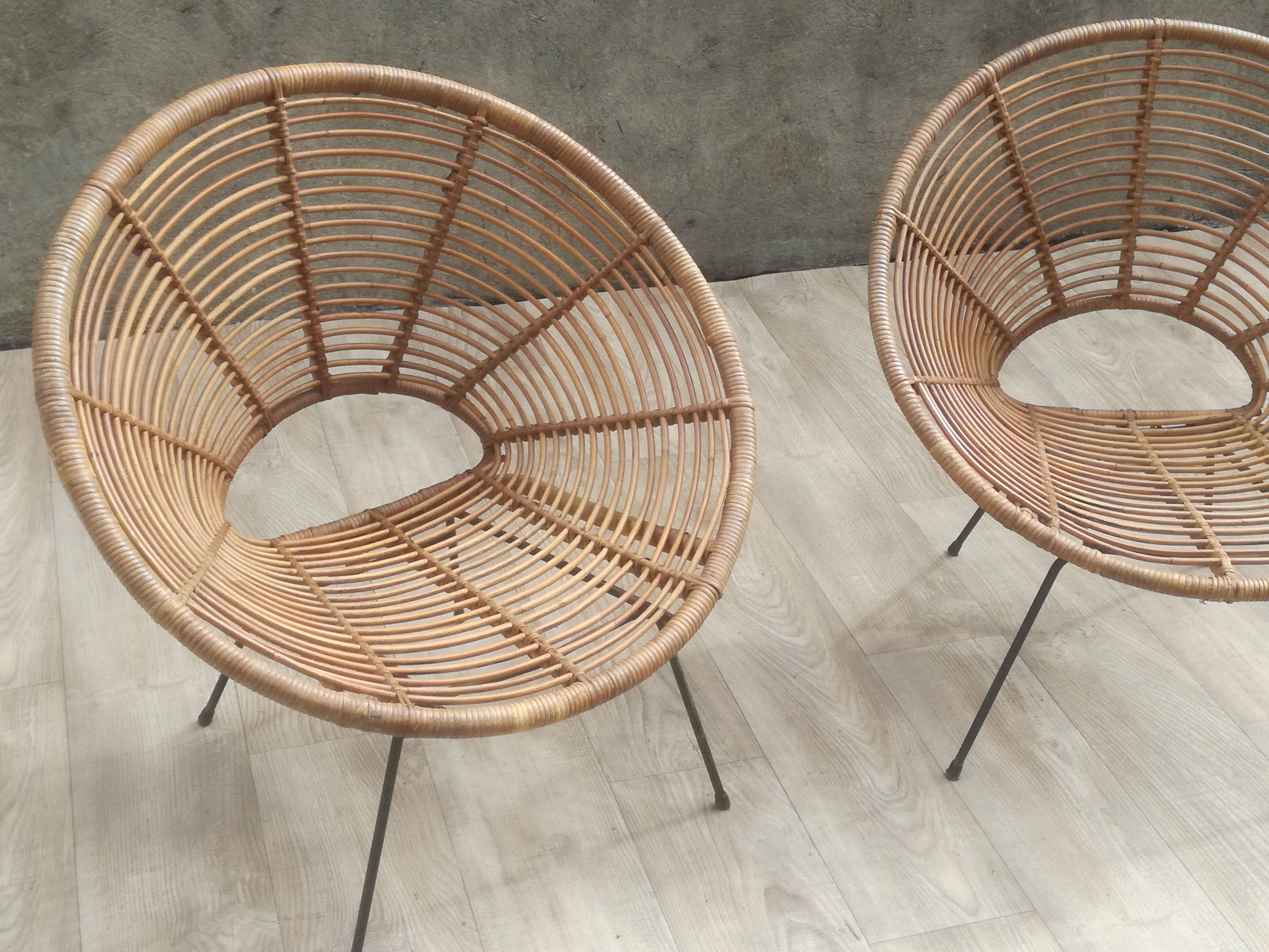 Pair of armchairs in the 1950