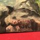 oil on panel Luxurious Waterfall Langevin La Réunion signed Smith