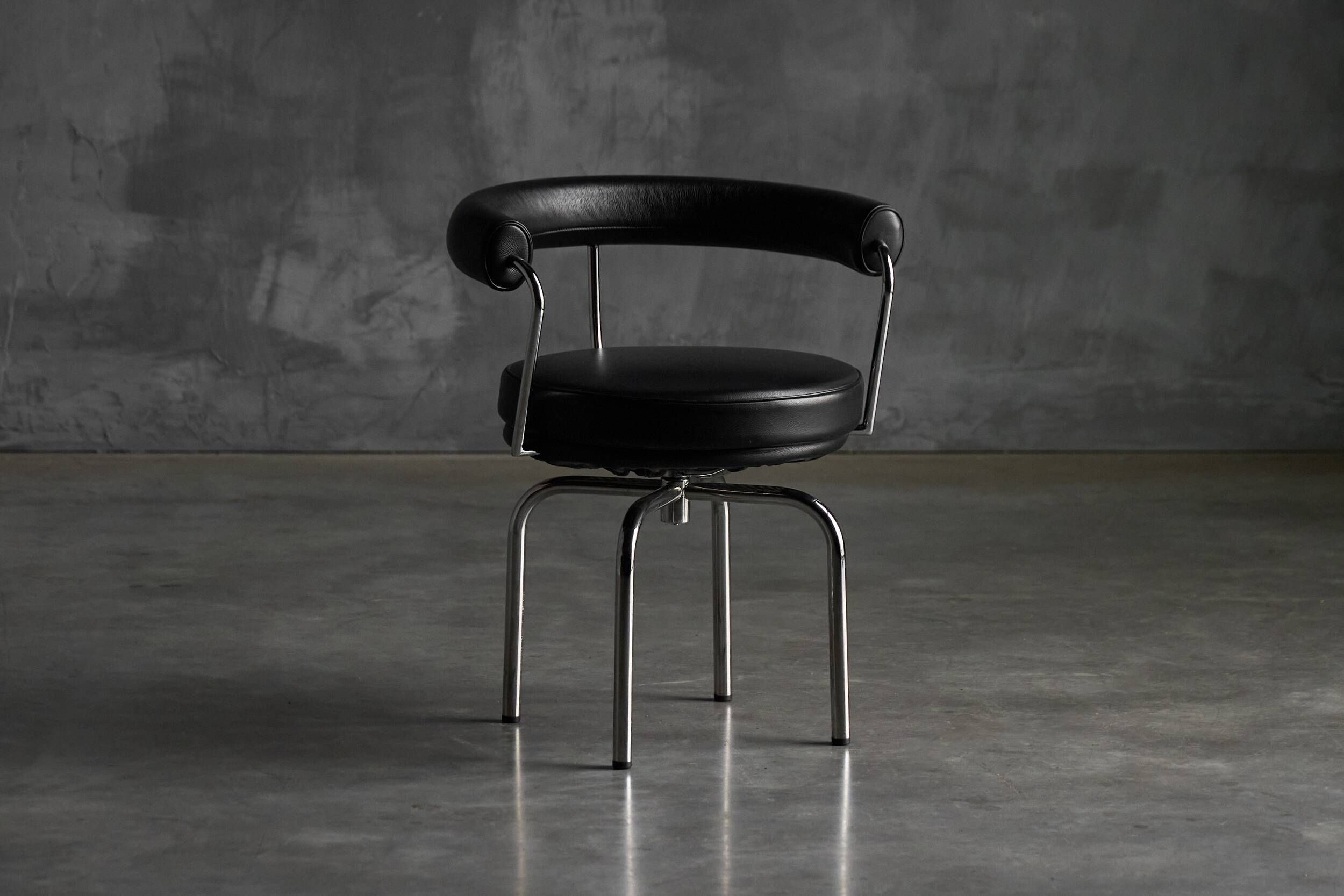 LC7 chairs by Charlotte Perriand, Le Corbusier and Pierre Jeanneret, 1980s