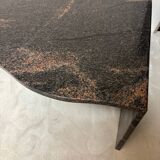 Table basse forme libre en granite 1970