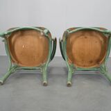 Rare Set of Two Bauhaus Armchairs B 246 by Josef Frank for Thonet, 1930s