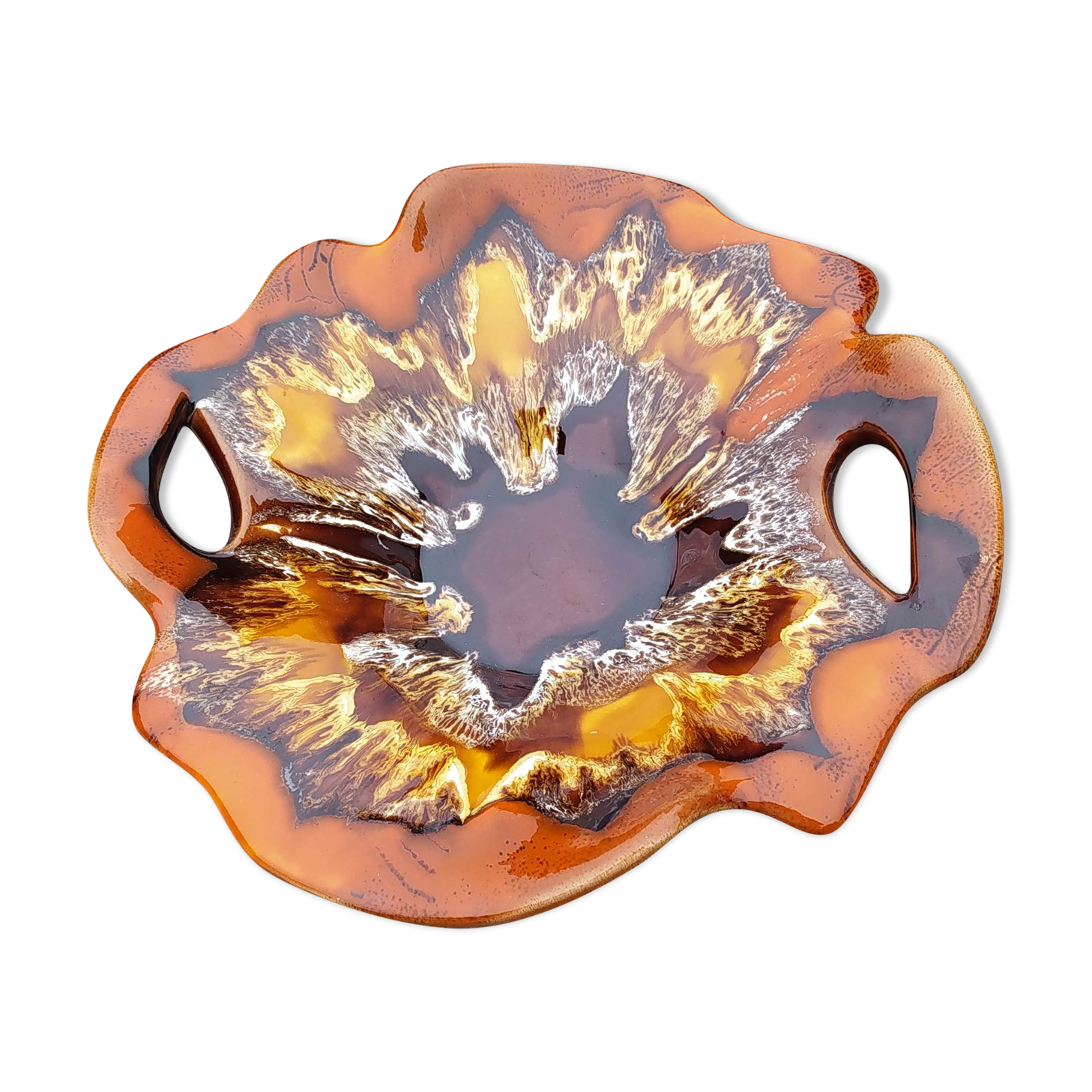 enamelled fruit cut Vallauris