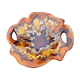 enamelled fruit cut Vallauris