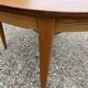 Table ronde scandinave avec rallonge