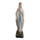 Statue of the holy virgin in hand-painted plaster signed lance 44 cm