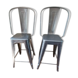 2 chaises de bar Tolix