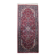 Vintage Persian Handmade Kashan Runner Rug, 2.4' x 5.8' (76 cm x 179 cm), 1960s