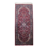Vintage Persian Handmade Kashan Runner Rug, 2.4' x 5.8' (76 cm x 179 cm), 1960s