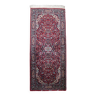 Tapis de couloir vintage persan Kashan fait main, 2,4' x 5,8' (76 cm x 179 cm), années 1960