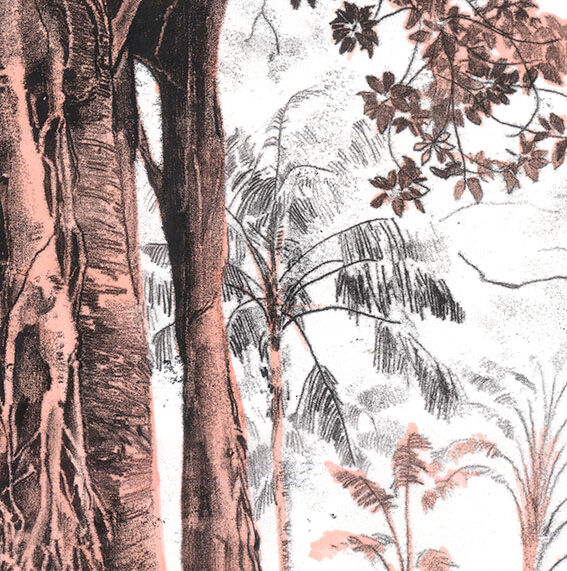 Original monotype "Roots"