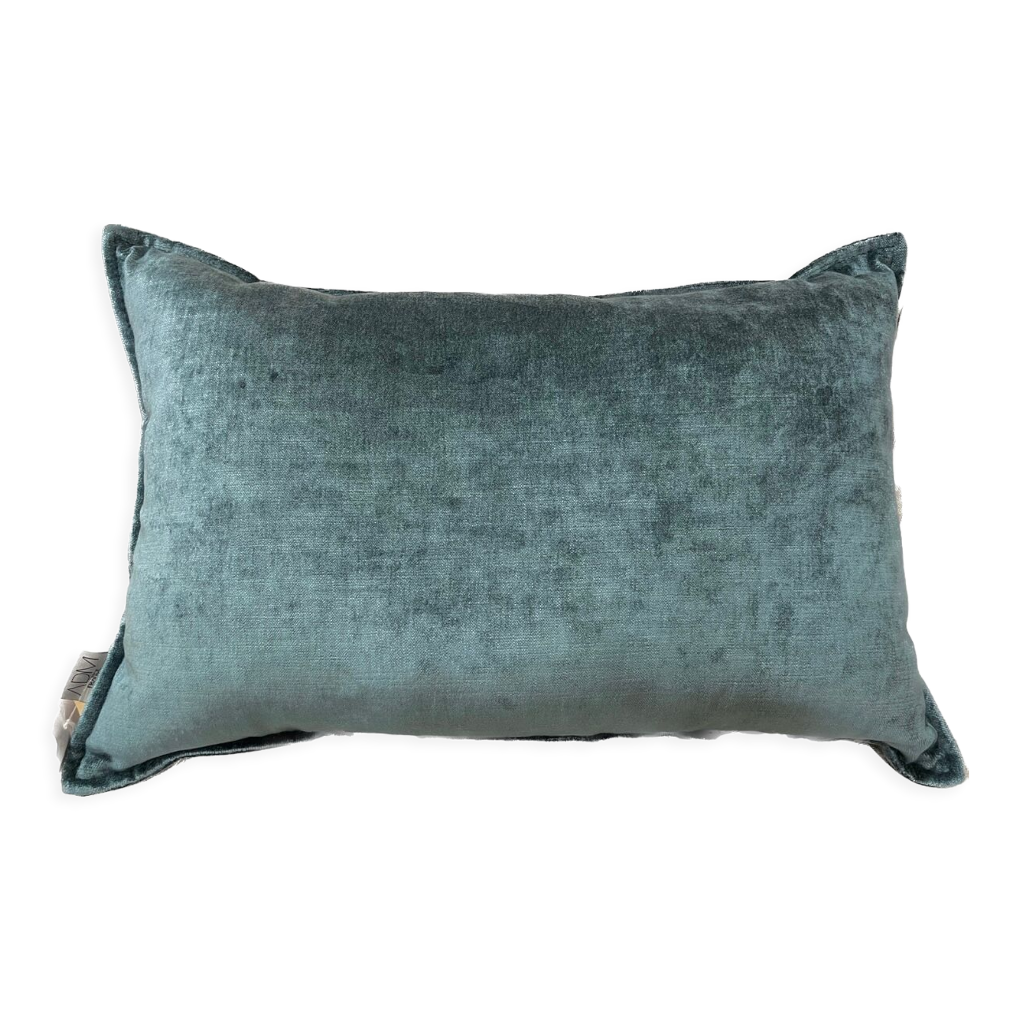 Blue velvet cushion 35x50