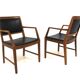 Set of 2 armchairs "Facett 4-132", Bertil Fridhagen, Bodafors, Sweden, 1950