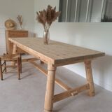 Brutalist farmhouse table