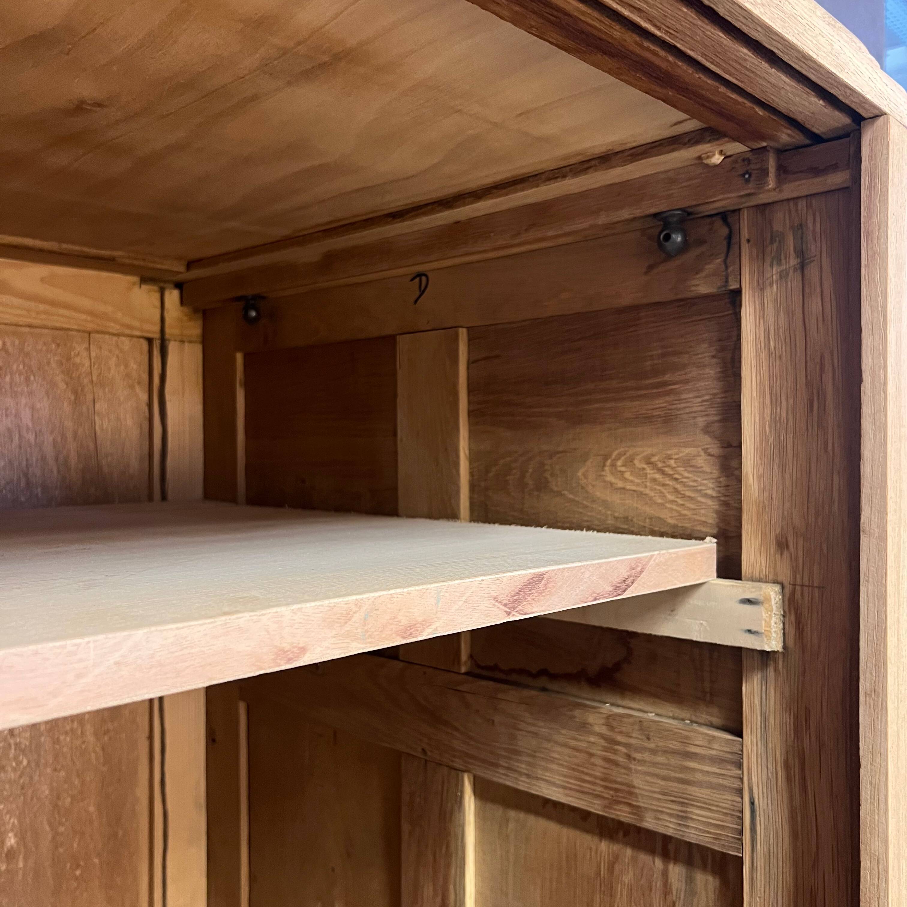 Vintage three-panel sliding wardrobe