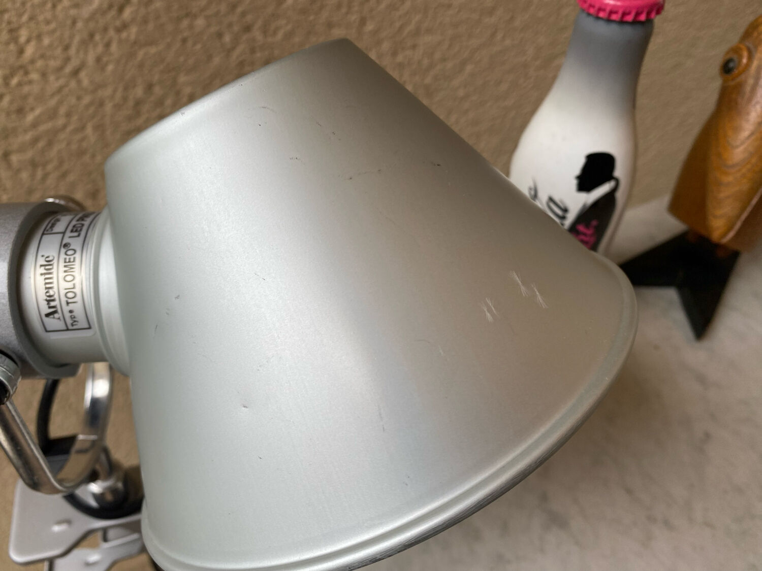 Lamp with clip Tolomeo Artemide Pinza led design Michele by Lucchi & Giancarlo Fassina