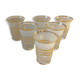 Lot of 6 vintage granite lenses, 50s