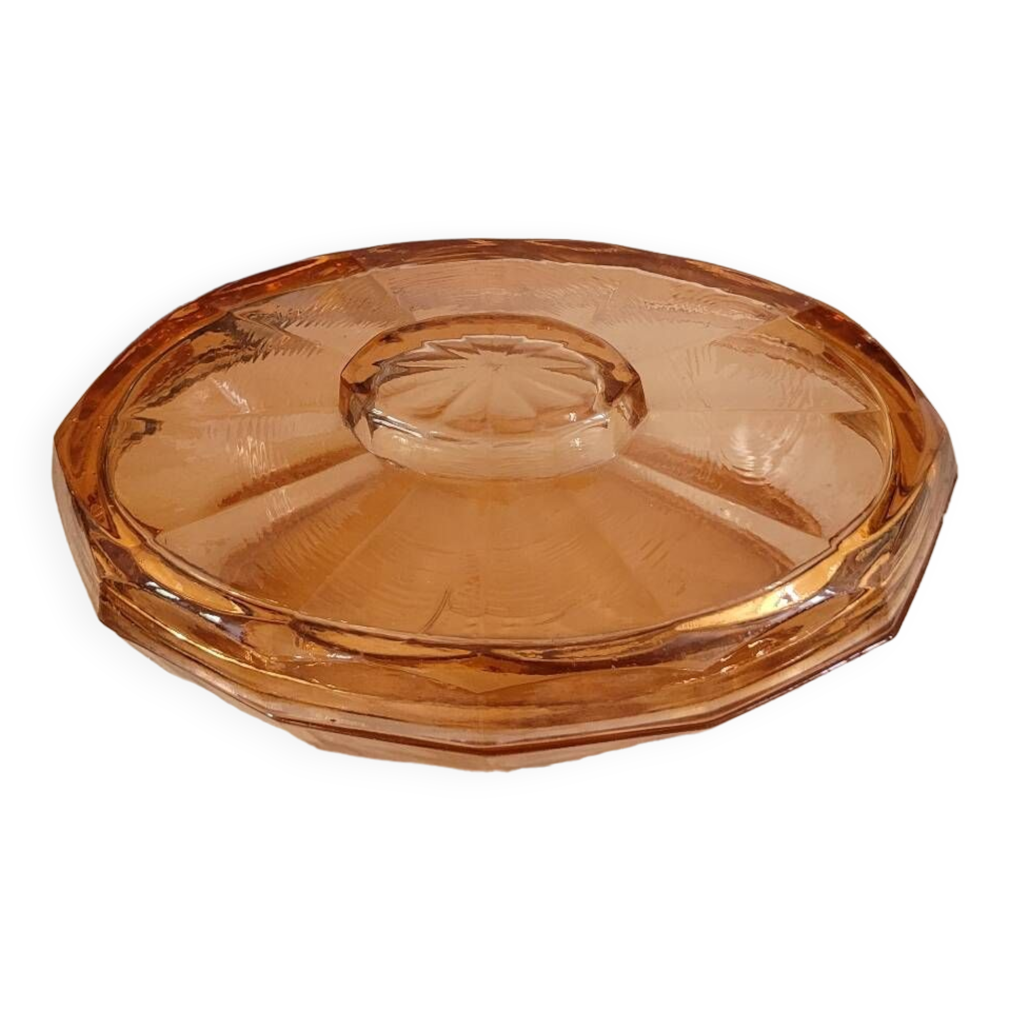 Bavel fains rosaline glass butter dish