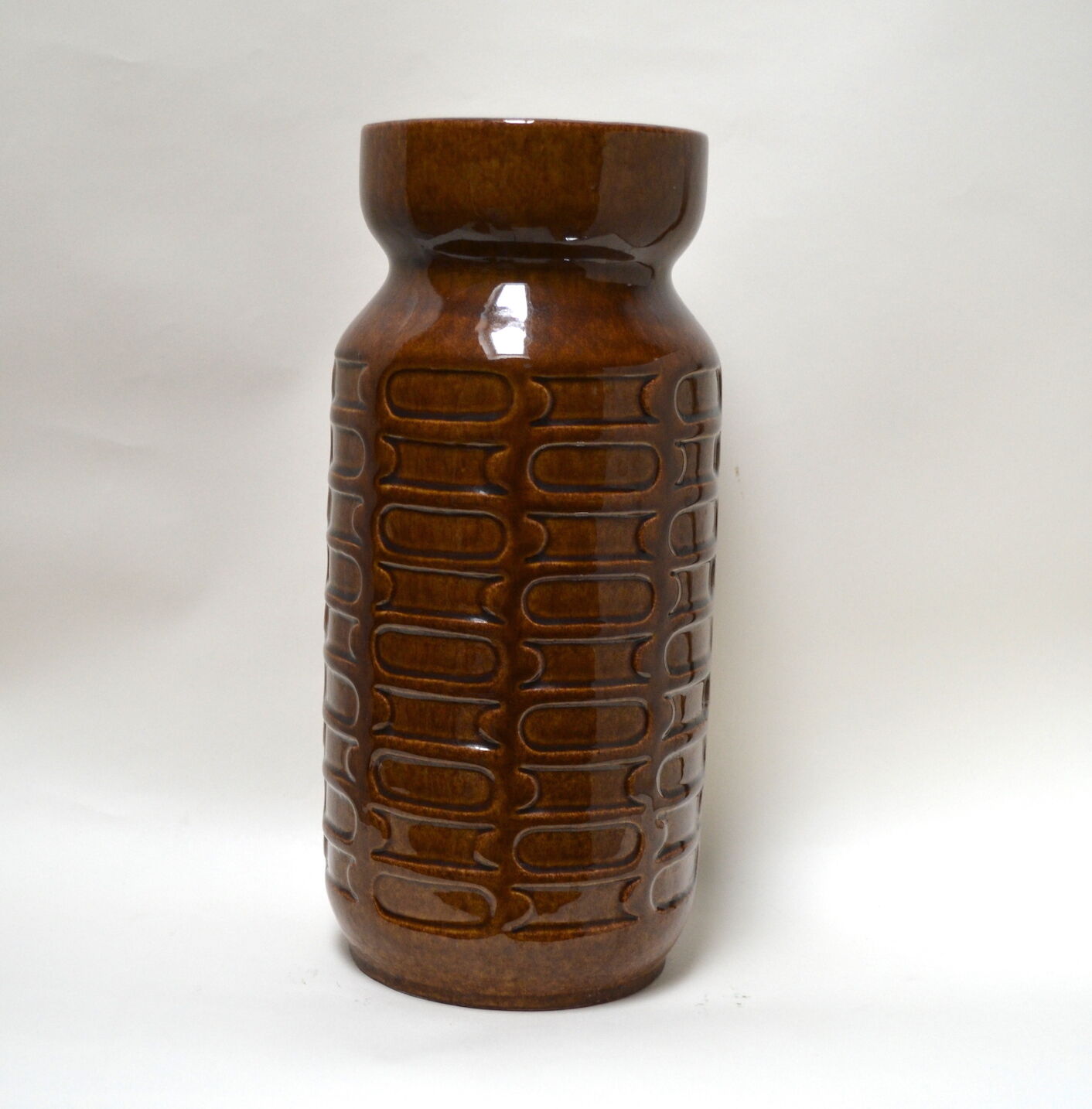 Vintage brown vase made in West Germany
