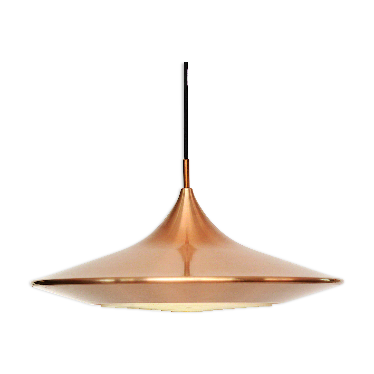 Hanging "Kuli" by Ejnar B. Mielby for Lyfa. Denmark 1970s